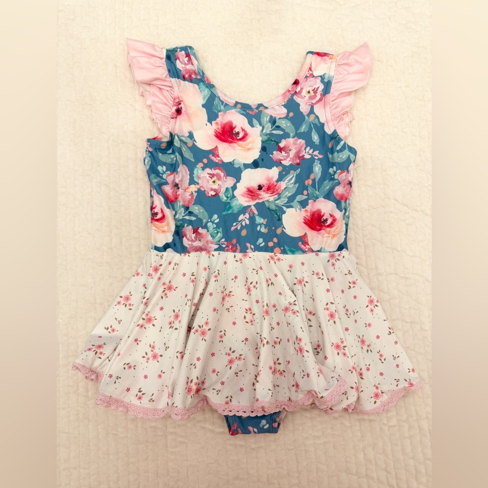 Floral Skirted Leotard